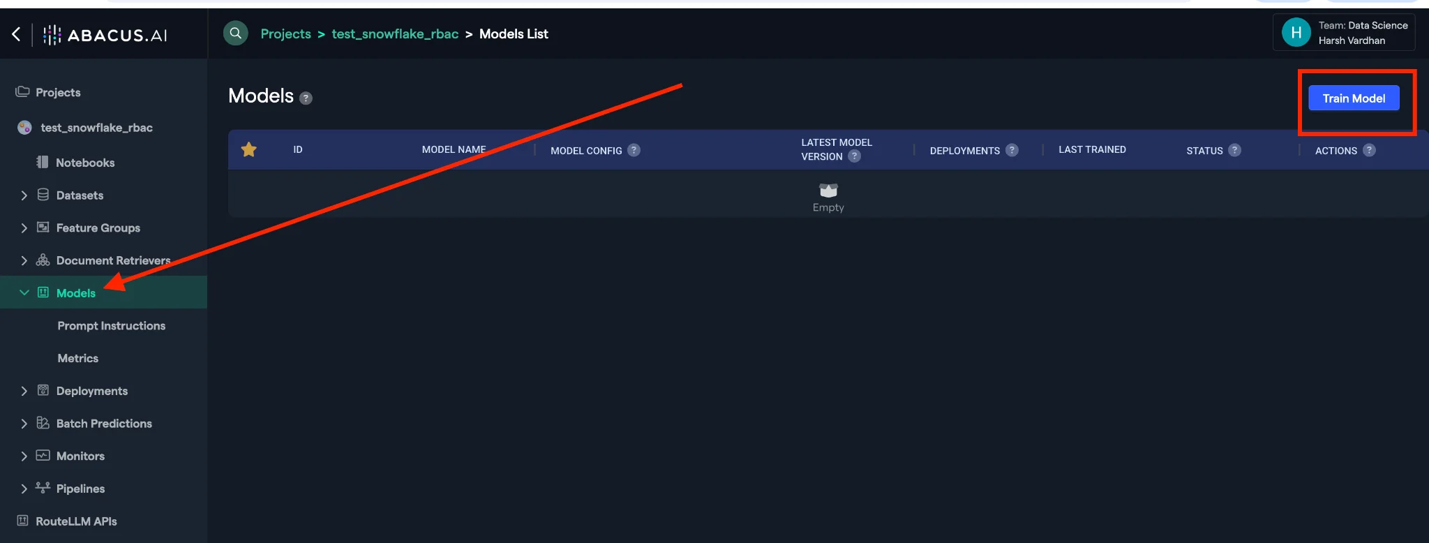 Data source configuration