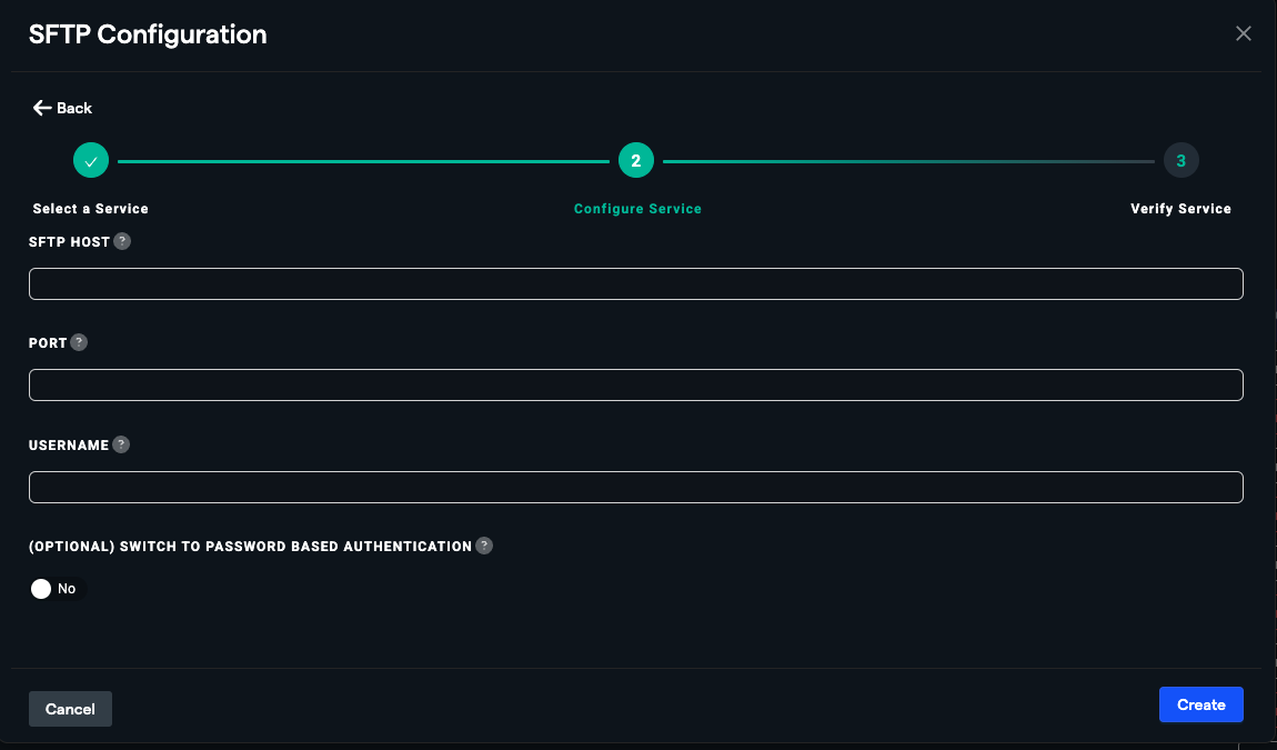 SFTP Application Connector