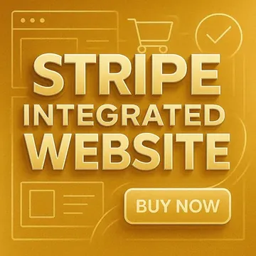 Stripe Integrated Website