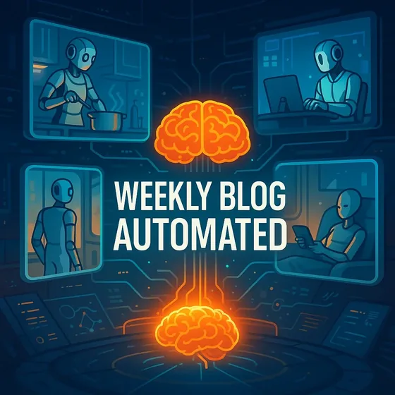 Weekly blogs automated