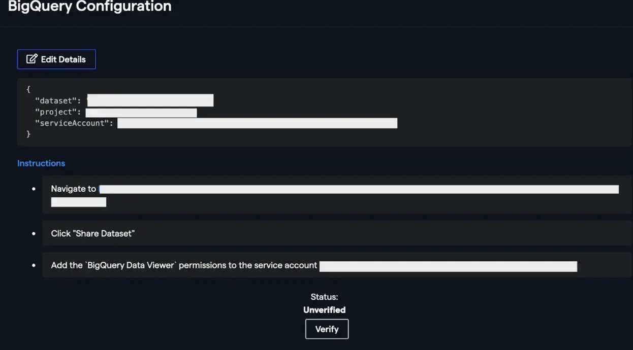 BigQuery Data Viewer Permissions