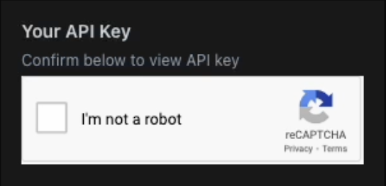 API key