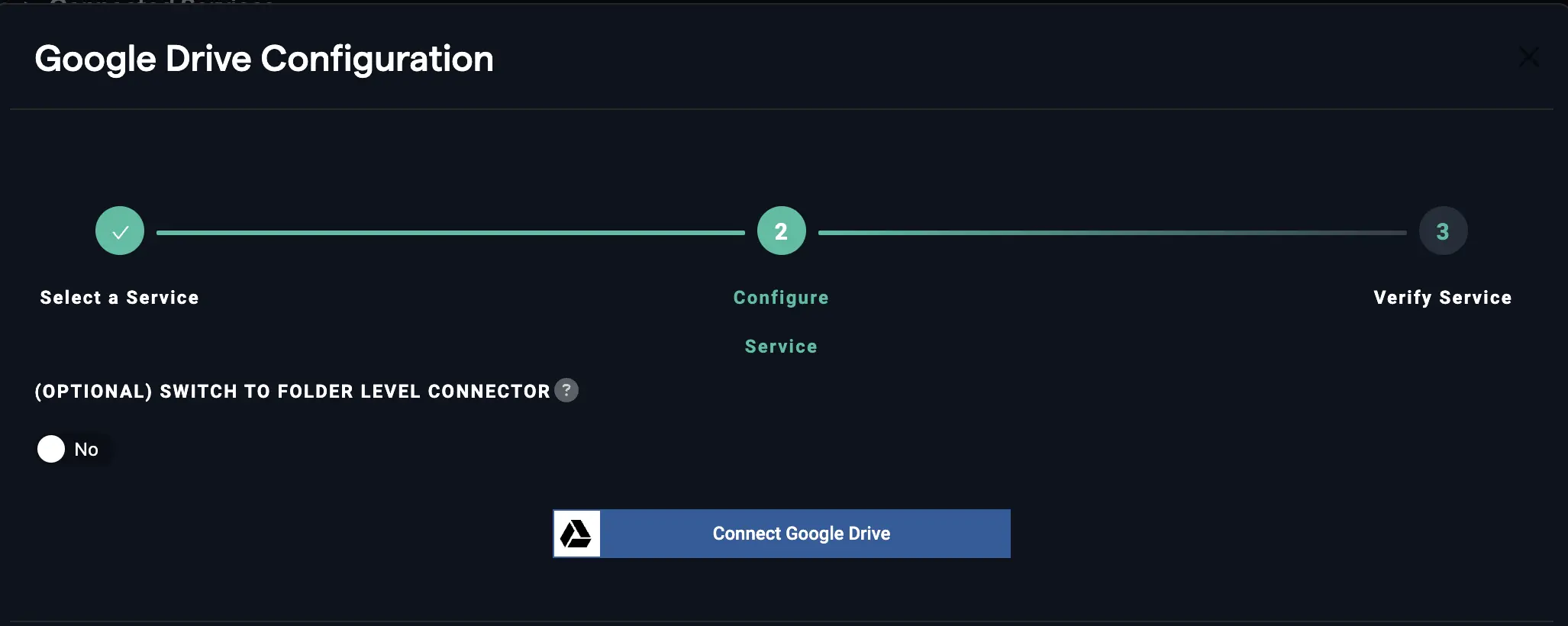 Google Drive Connector Input