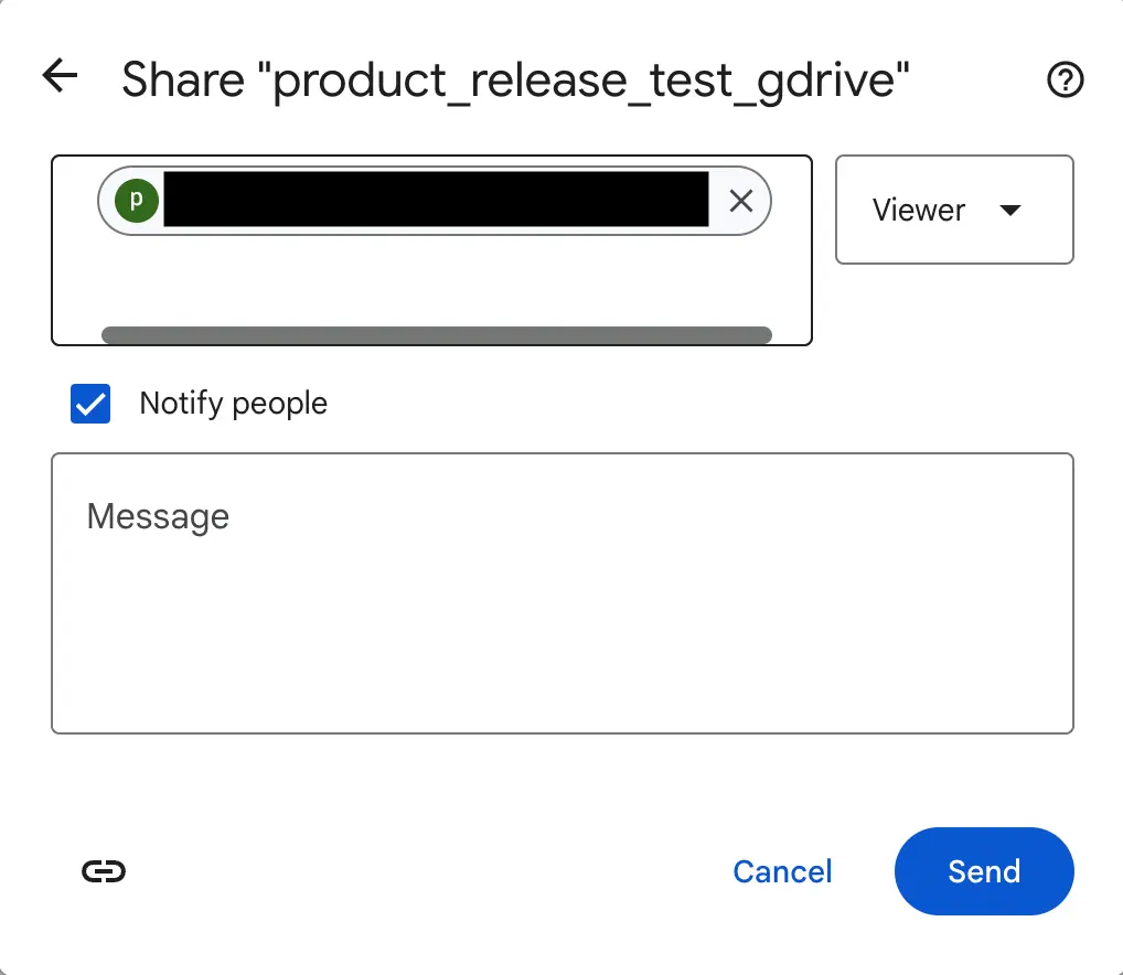 Google Drive Share