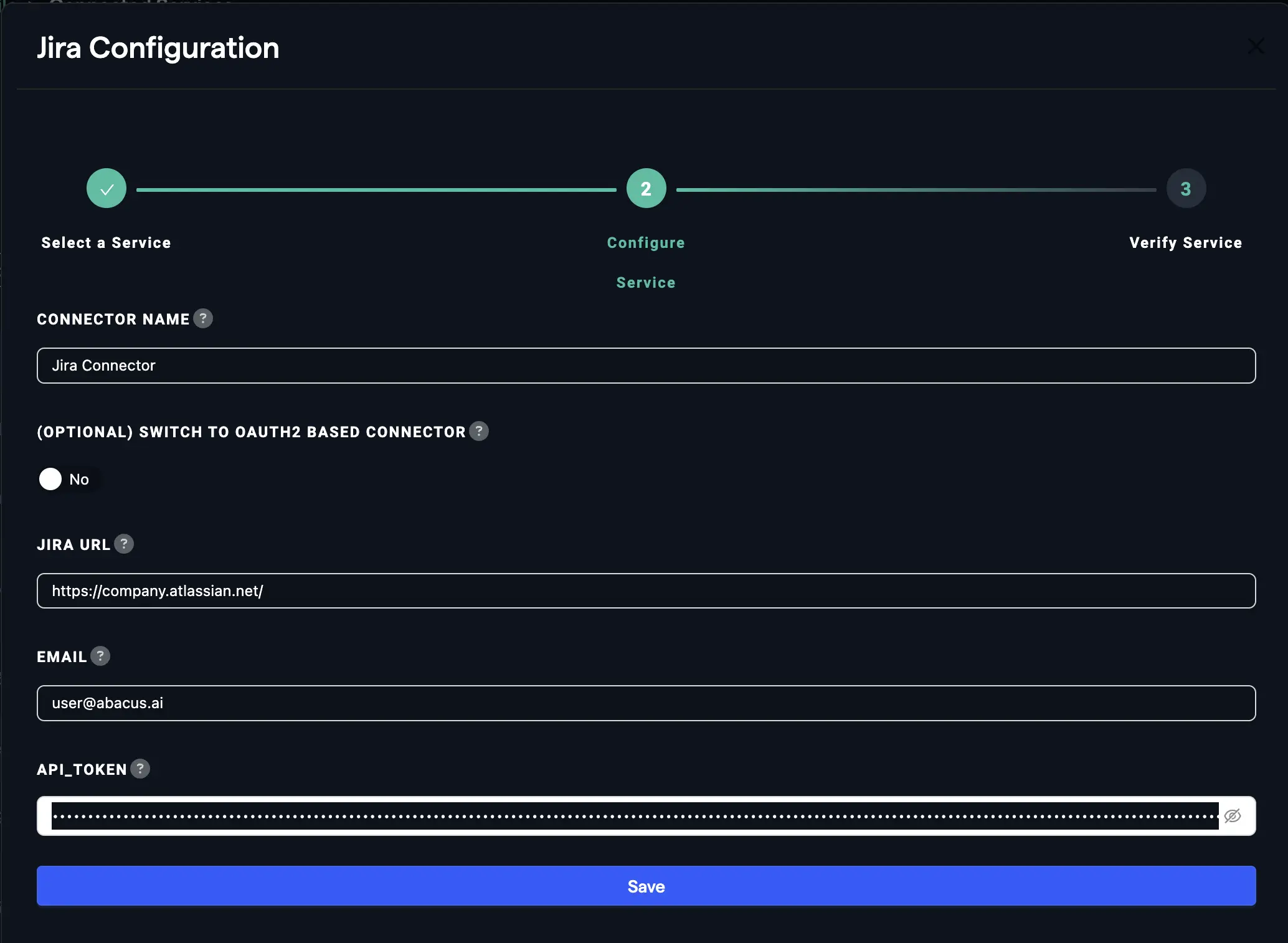 Add New Jira Connector