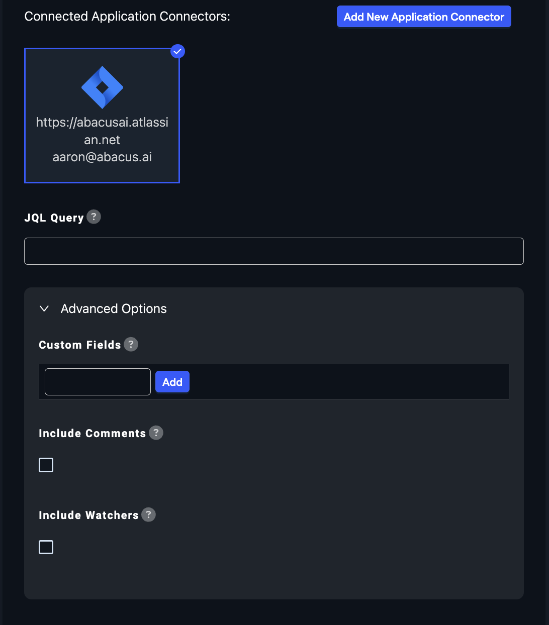 Jira Special Options