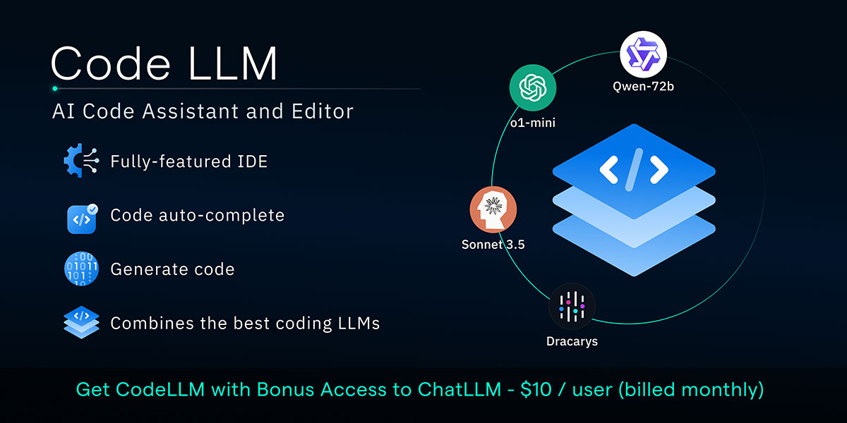 A fully featured IDE with an AI Code Assistant